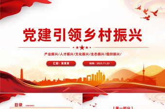2025乡村振兴党课课件ppt免费下载