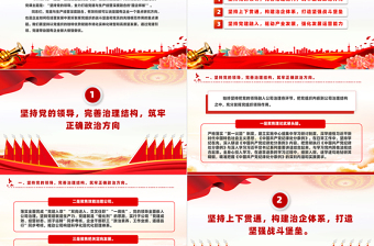 2025极简风国有企业党建与生产经营深度融合国企党建PPT课件免费下载