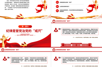 2025优质全面加强党的纪律建设PPT党纪学习教育辅导课件免费下载