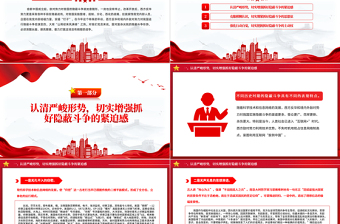 2025简约大气四反教育认清隐蔽斗争形势切实增强做好“四反”微党课PPT免费下载