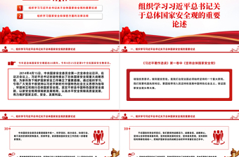 2025学习总体国家安全观PPT大气党政风4月主题党日活动免费下载