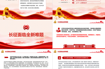2025简洁大气长征中红军怎样严明群众纪律PPT党课免费下载