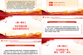 2025发挥党建引领作用壮大村集体经济乡村振兴PPT课件免费下载