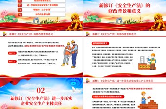 2025简洁大气全国安全生产月学好用好《安全生产法》 提升安全管理水平PPT党政风课件免费下载