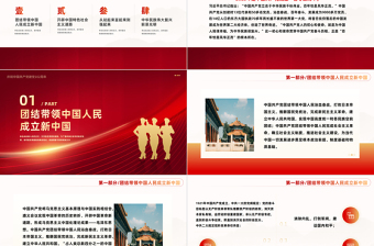优秀学百年党史做合格党员PPT红色党政风中国共产党奋斗历程与启示庆祝建党102周年专题党课免费下载