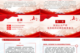 2025严守组织纪律增强组织纪律性PPT六大纪律党纪学习党课免费下载