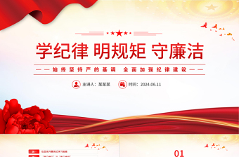 2025廉洁微党课免费ppt免费下载