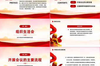 简洁实用如何高质量开好主题教育专题组织生活会PPT习近平新时代中国特色社会主义思想主题教育课件免费下载