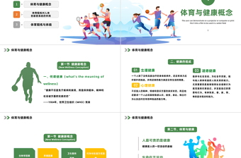2025体育与健康PPT简约风体育与健康概念体育与体能专题培训课件模板免费下载