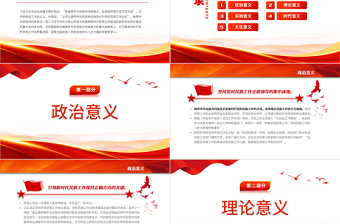2025极简风铸牢中华民族共同体意识的战略意义PPT党政风党员干部学习教育专题党课免费下载