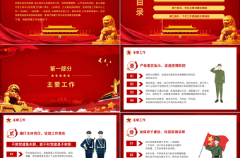 2025红色精美党支部书记抓基层党建工作述职报告PPT红色党政风公司党支部书记专题党课课件免费下载