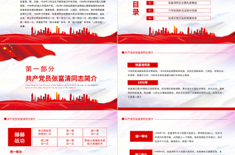 2025简洁质朴讲好中国共产党的故事之张富清PPT庆祝中国共产党成立100周年专题系列党课课件模板免费下载