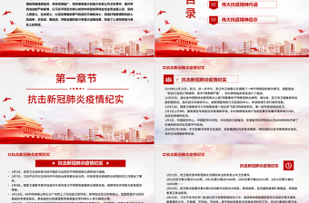 2025大气精美抗疫斗争铸就伟大精神PPT简洁时尚弘扬抗疫精神专题学习教育课件免费下载