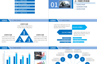 2025框架完整商务年终工作总结工作汇报工作报告新年计划ppt免费下载