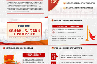 2025红色简洁沿着中国式现代化道路走向共同富裕PPT扎实推进全体人民共同富裕党课课件免费下载