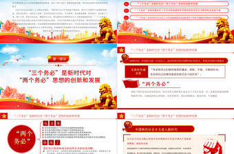 2025深刻认识和把握“三个务必”的重大历史意义PPT大气风党员干部学习解读党的二十大报告精神专题党建党课课件模板免费下载