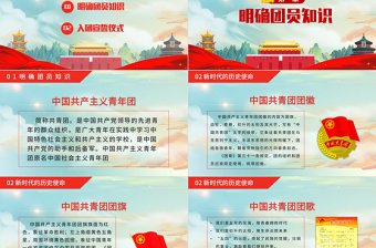 2025大气精美青春献祖国永远跟党走PPT简洁党政风共青团入团宣誓仪式入团誓词团课课件免费下载