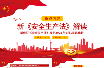 2025大气精美解读新《安全生产法》PPT企业安全生产培训入职员工教育学习课件PPT模板免费下载