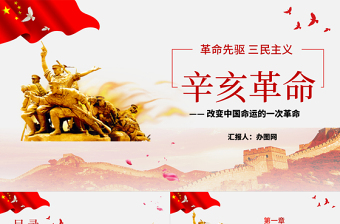 2025优质简约党课历史党政辛亥革命课件PPT模板免费下载