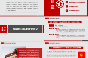 2025精美大气中华人民共和国民法典草案学习解读党政PPT免费下载