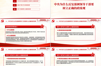 2025大气精美大气树立正确的政绩观党建专题教育党课PPT模板免费下载