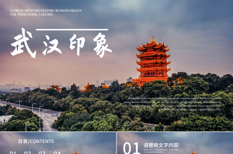 2025优秀武汉特色旅游景黄鹤楼PPT免费下载