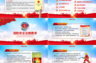 2025时尚大气消防安全人人有责关注消防安全知识加强消防安全意识消防安全PPT免费下载