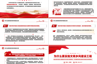 2025简洁大气为什么要实施文明乡风建设工程PPT课件免费下载