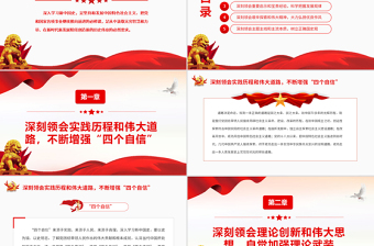 2025时尚大气深入学习新中国史深刻领会实践历程和伟大道路不断增强“四个自信”专题党课模板免费下载