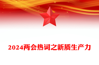 2025实用两会热词之新质生产力讲稿免费下载