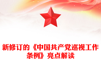 2025精选亮点解读新修订的《中国共产党巡视工作条例》讲稿免费下载