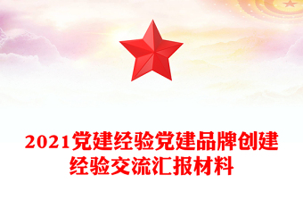 2025优质党建经验党建品牌创建经验交流汇报材料免费下载