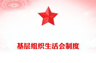 2025精选基层组织生活会制度免费下载