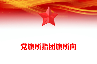 2025优质党旗所指团旗所向讲稿免费下载