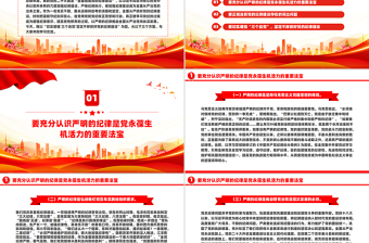 2025免费切实增强“三个自觉”坚定不移抓好党的纪律建设PPT课件免费下载