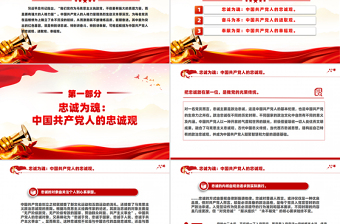 2025精品忠诚奋斗奉献PPT党员要注重培塑忠诚奋斗奉献的人格力量课件免费下载