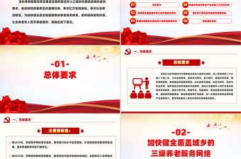 2025免费《关于深化养老服务改革发展的意见》PPT模板免费下载