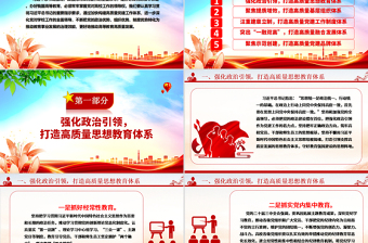 2025加强党对教育工作的全面领导打造高校高质量党建体系ppt打造高校高质量党建体系主题课件免费下载