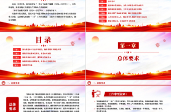 免费《乡村全面振兴规划（2024—2027年）》PPT课件（好党课）免费下载
