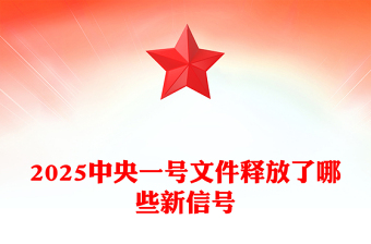 2025全新中央一号文件释放了哪些新信号党课讲稿免费下载