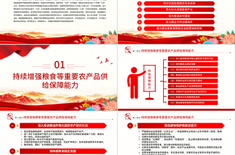 2025免费中央一号文件PPT关于进一步深化农村改革扎实推进乡村全面振兴的意见学习课件免费下载