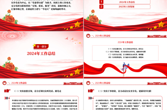 2025大气简洁原创妇联工作总结PPT工作总结计划动态模板免费下载