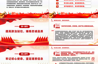 2025大气简洁把增强党性修养作为年轻干部终身必修课PPT微党课免费下载