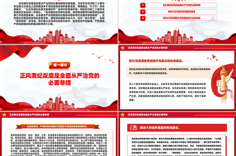 2025年正风肃纪反腐PPT推进党的自我革命微党课免费下载