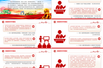 2025《习近平关于加强党的作风建设论述摘编》（一）PPT蓝色大气作风建设专题党课免费下载