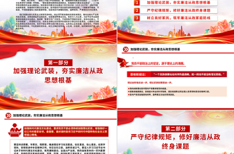 2025免费践行廉洁文化守住为政之本PPT廉洁文化建设微党课免费下载