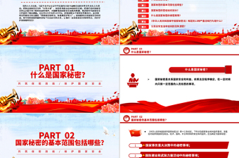 2025简洁大气全国保密宣传教育月共筑保密防线维护国家安全课件PPT免费下载