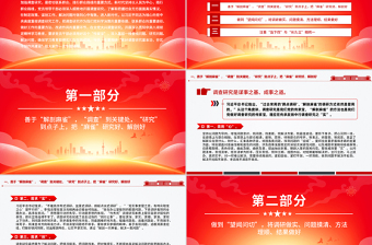 2025时尚大气练好调查研究基本功夯实干部作风建设PPT党课课件免费下载