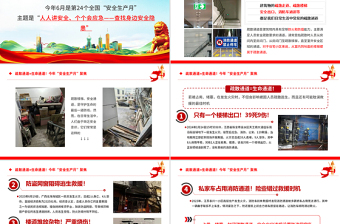 2025年全国第安全生产月关于疏散通道等于生命通道安全教育课件模板免费下载