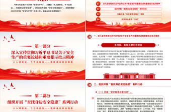 2025全国安全生产月安全生产知识教育培训PPT课件模板免费下载